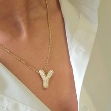 Load image into Gallery viewer, Brilliant Letter Pendant Necklace