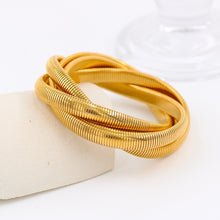 Load image into Gallery viewer, Classic Golden Bangle 3 in 1