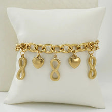 Load image into Gallery viewer, Love and Timeless Charms Bracelet