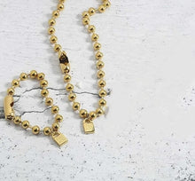 Load image into Gallery viewer, UN- Small Beads Golden Lock Set
