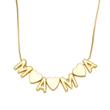 Load image into Gallery viewer, Mama Adjustable Golden Letters Necklace