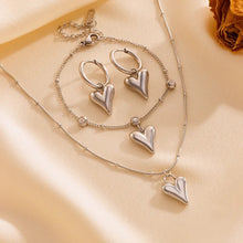Load image into Gallery viewer, Classic Heart Jewelry Set 3in1