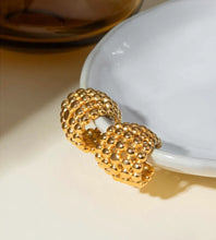 Load image into Gallery viewer, Gold Honeycomb Ear Cuffs