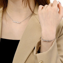 Load image into Gallery viewer, Silver Love Mama Jewelry Set