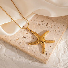 Load image into Gallery viewer, Summer Big StarFish Necklace