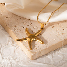 Load image into Gallery viewer, Summer Big StarFish Necklace
