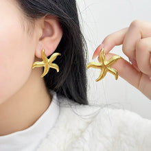 Load image into Gallery viewer, Summer Big StarFish Earrings