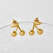 Load image into Gallery viewer, Gold Cherry Set 2 pcs