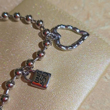 Load image into Gallery viewer, UN- Lock and Heart Bracelet