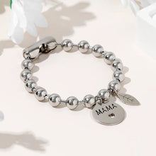 Load image into Gallery viewer, Mom Silver Chain Bracelet