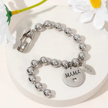 Load image into Gallery viewer, Mom Silver Chain Bracelet