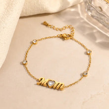 Load image into Gallery viewer, Mom Letter Layered Bracelet