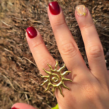Load image into Gallery viewer, Golden Sun Open Ring