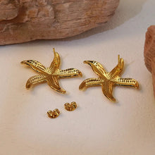 Load image into Gallery viewer, Beach Starfish Earrings