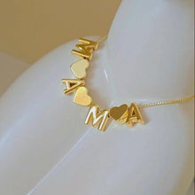 Load image into Gallery viewer, Mama Adjustable Golden Letters Necklace