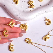 Load image into Gallery viewer, Balloon Letters Necklace