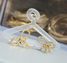 Load image into Gallery viewer, Bow Golden Earrings
