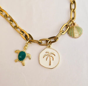 Summer Beach Charm Necklace