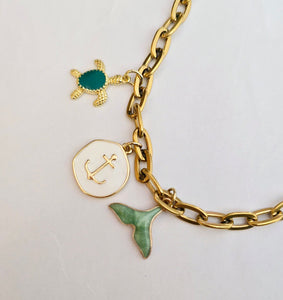 Summer Beach Charm Necklace