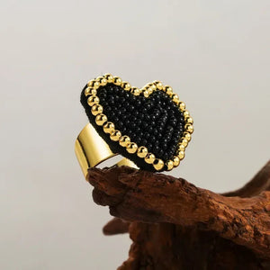 Style Heart Handmade Adjustable Ring