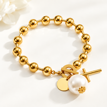 Load image into Gallery viewer, Pearl Elegance Bracelet

