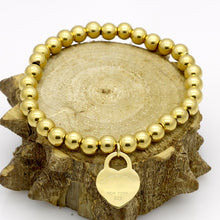 Load image into Gallery viewer, TC- Elastic Simple Heart Bracelet

