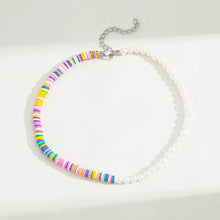 Load image into Gallery viewer, Summer White Beaded Necklaces

