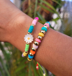 Summer Colorful Elastic Bracelets