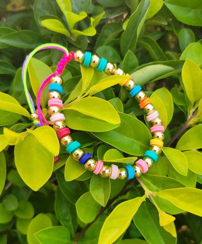 Summer Colorful Elastic Bracelets