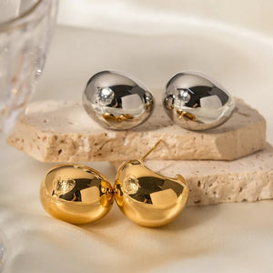 Curve Golden Earrings