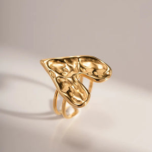 Vintage Heart Open Ring