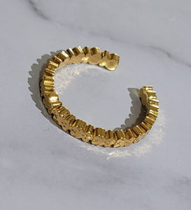 T-Golden Mini Bear Adjustable Ring