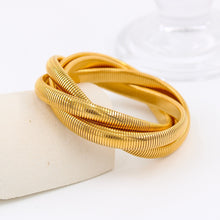Load image into Gallery viewer, Classic Golden Bangle 3 in 1
