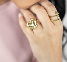 Load image into Gallery viewer, My Heart Golden Ring

