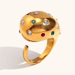 Lady Water Droplets Ring