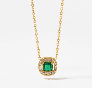 Green Fashion Jewelry Set