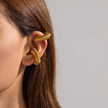 Load image into Gallery viewer, Retro Roma Hoop Ear Cuffs
