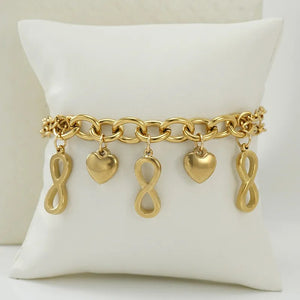 Love and Timeless Charms Bracelet