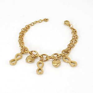 Love and Timeless Charms Bracelet