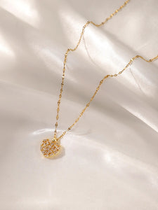 Elegant Glam Heart Necklace