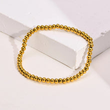 Load image into Gallery viewer, Elastic Gold Bead Medium Bracelet
