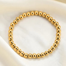 Load image into Gallery viewer, Elastic Gold Bead Bracelet
