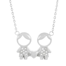 Load image into Gallery viewer, Silver Children Necklace
