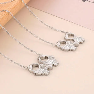 Silver Children Necklace