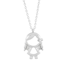 Load image into Gallery viewer, Silver Children Necklace
