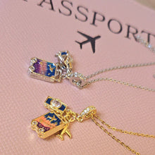 Load image into Gallery viewer, Camara Airplane Travel Necklace
