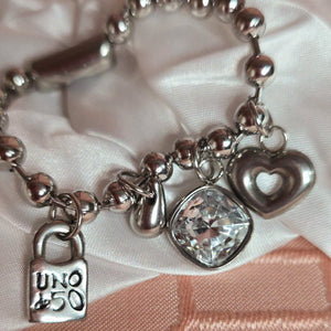 UN- Silver Diamond Bracelet