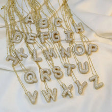 Load image into Gallery viewer, Brilliant Letter Pendant Necklace
