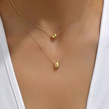 Load image into Gallery viewer, Double Water Drop Necklace
