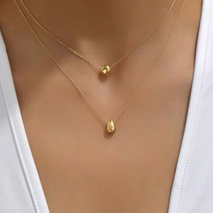 Double Water Drop Necklace